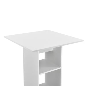 Table de Bar Visby 3 Étagères  70 x 70 x 110 cm Plusieurs couleurs [en.casa]