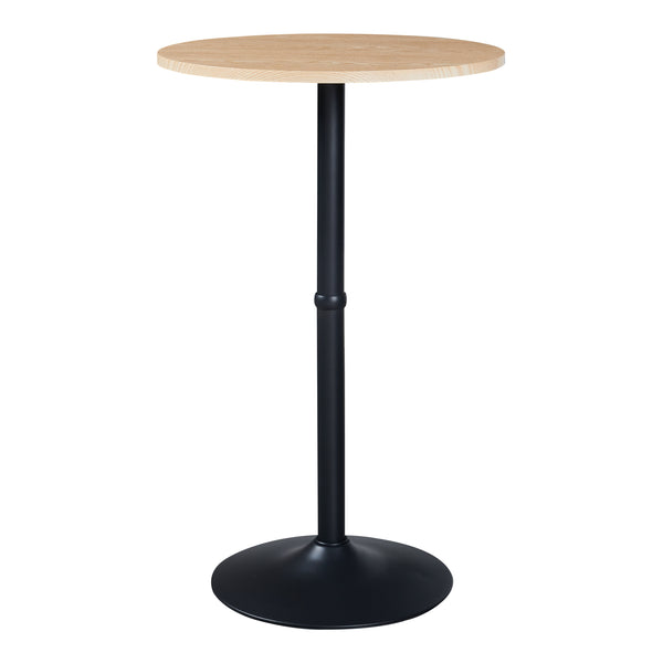 Table haute ronde Vantaa acier MDF 100 x 60 cm [en.casa]