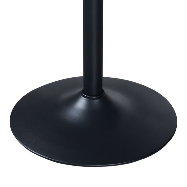 Table haute ronde Vantaa acier MDF 100 x 60 cm [en.casa]