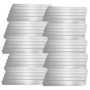 Bordure de jardin acier galvanisé argent casa.pro