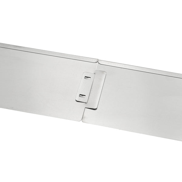 Bordure de jardin acier galvanisé argent casa.pro