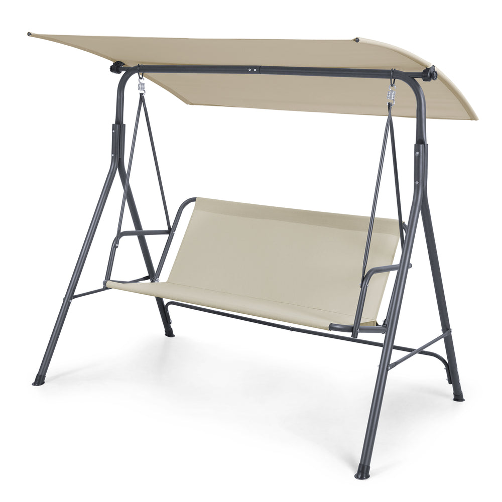 Balancelle Satten pour 3 personnes 173 x 119 x 153 cm [en.casa] 