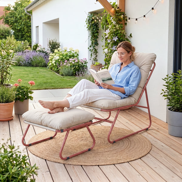 Salon de jardin Malmö 2 pièces [casa.pro]