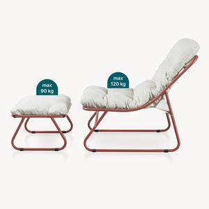 Salon de jardin Malmö 2 pièces [casa.pro]