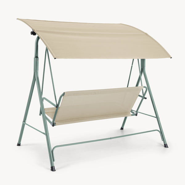 Balancelle Satten pour 3 personnes 173 x 119 x 153 cm [en.casa] 