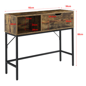 Table console Tranemo 92 x 30 x 80 cm Couleurs différentes [en.casa]