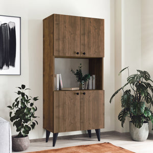 Armoire d’appoint Nes 135x60x32cm en différentes couleurs [en.casa] - premiumXL