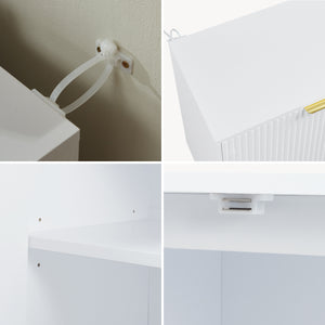 Dressoir Trondi 75x80x40 cm [en.casa]