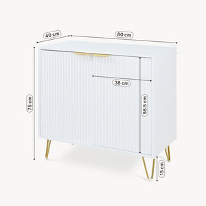 Dressoir Trondi 75x80x40 cm [en.casa]