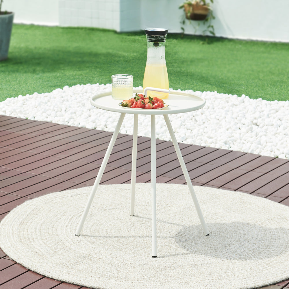Tuintafel Fosen rond 55xØ42 cm [en.casa]
