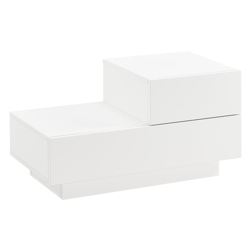 Design nachtkastje Sebokeng rechts met lades 38x70x35 cm - verschillende kleuren