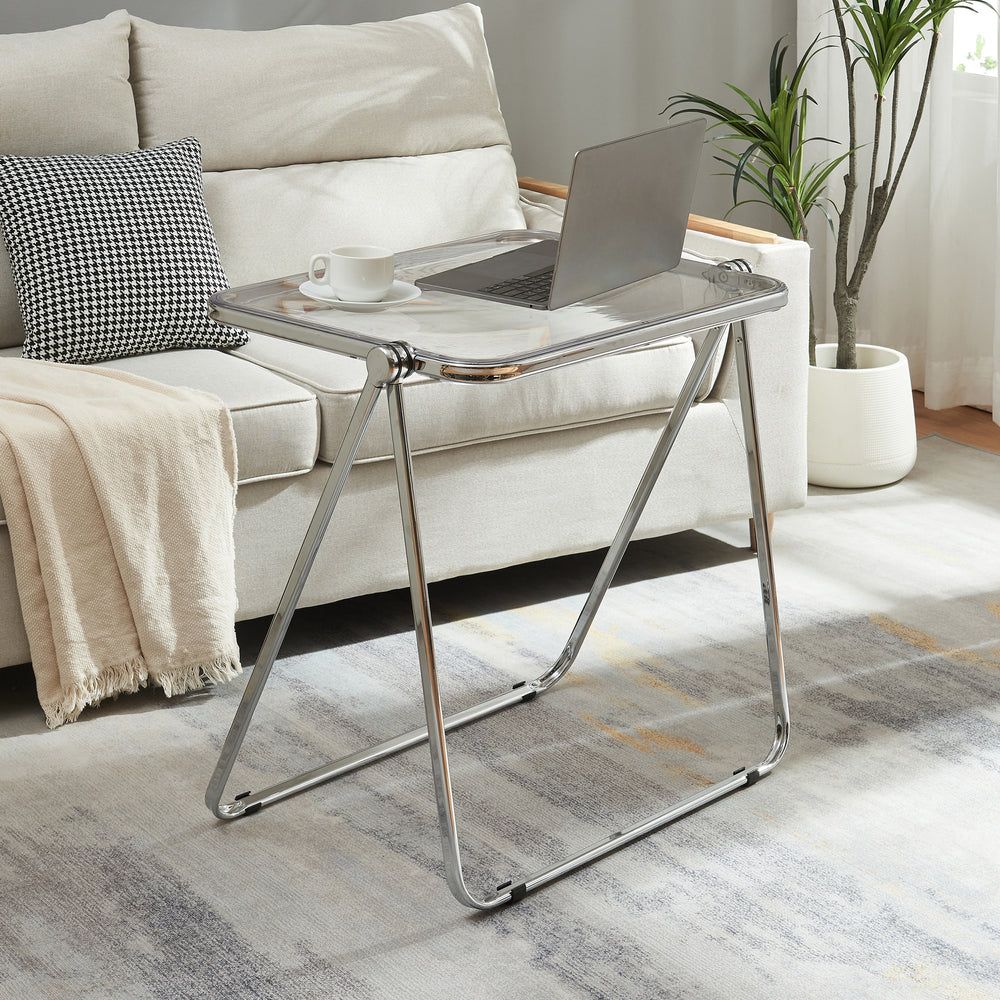 Table d'appoint pliable Alerhavn 70 x 49 x 68 cm [en.casa] 