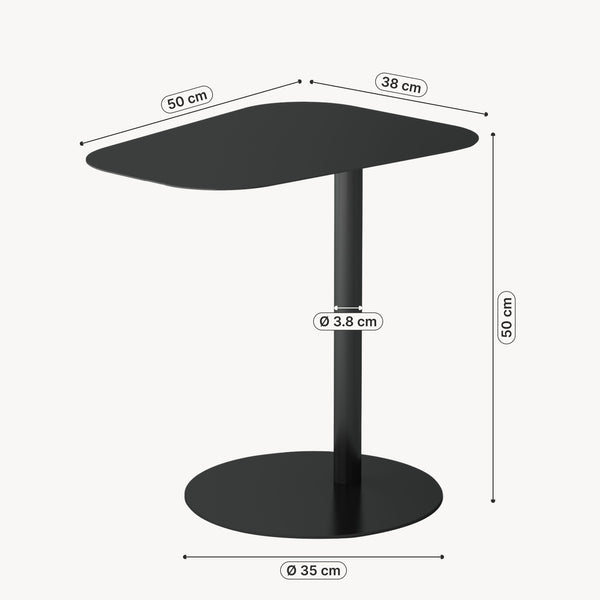 Table d'appoint Nastätten 50 x 50 x 38 cm [en.casa]