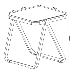 Bijzettafel Alerhavn 70x49x68 cm [en.casa]