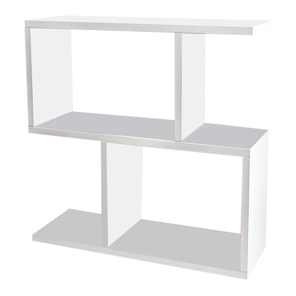 Table d'appoint Bærum avec 2 étagères panneau de particules 60 x 20 x 60 cm [en.casa]