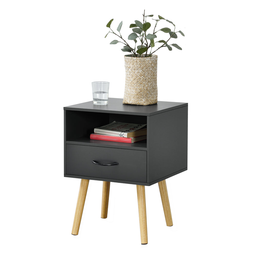 Nachtkastje Gävle 57x42x40 cm set van 2 [en.casa]