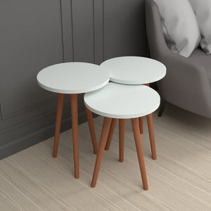[en.casa] Bijzettafel set van 3 Herrljunga - 2 varianten
