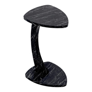 Bijzettafel Klinerg op wielen C-vorm 40x37x56 cm [en.casa]