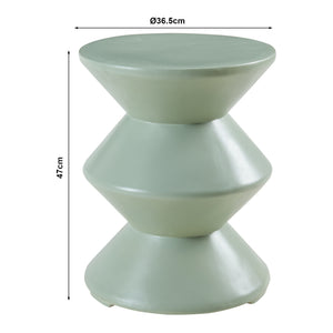 Bijzettafel Kyppeslo rond 47x37 cm [en.casa]