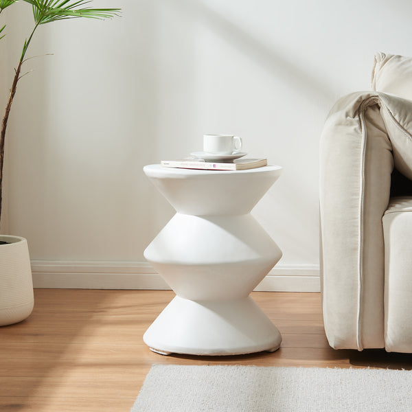 Bijzettafel Kyppeslo rond 47x37 cm [en.casa]