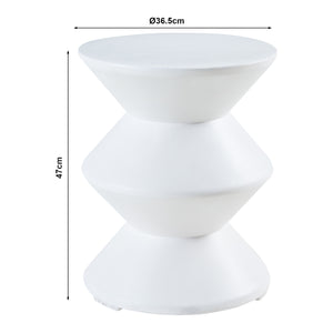 Bijzettafel Kyppeslo rond 47x37 cm [en.casa]