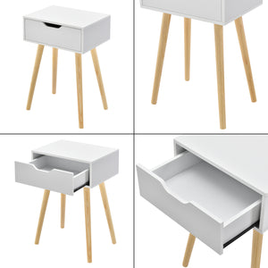 Lot de 2 tables d'appoint Östersund 60 x 40 x 30 cm [en.casa]