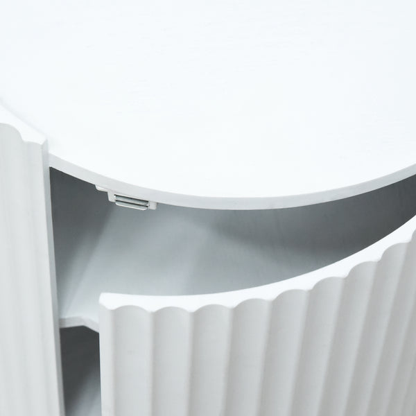 Table d'appoint Rill avec porte 49 x 40 cm [en.casa]