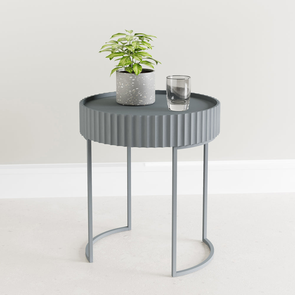 Bijzettafel Rill rond 46x40 cm [en.casa]