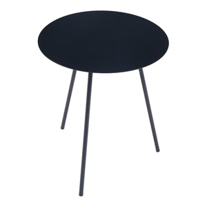 [en.casa] Bijzettafel Sula metaal rond zwart - 2 varianten