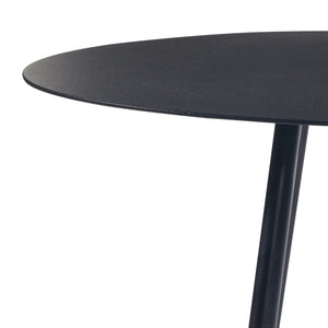 [en.casa] Bijzettafel Sula metaal rond zwart - 2 varianten