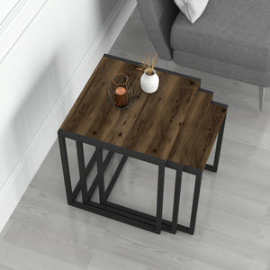 Lot de 3 tables d'appoint Sunnfjord gigognes [en.casa]