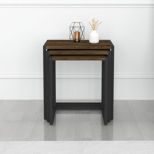 Lot de 3 tables d'appoint Sunnfjord gigognes [en.casa]