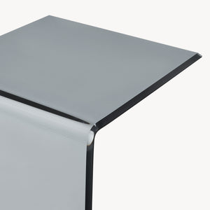Table d'appoint Trölmapilu verre 60 x 40 x 40 cm [en.casa]