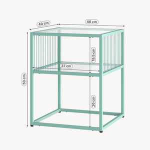 Bijzettafel Tronevn 50x40x40 cm [en.casa]