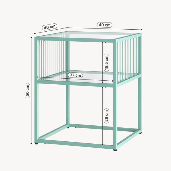 Bijzettafel Tronevn 50x40x40 cm [en.casa]