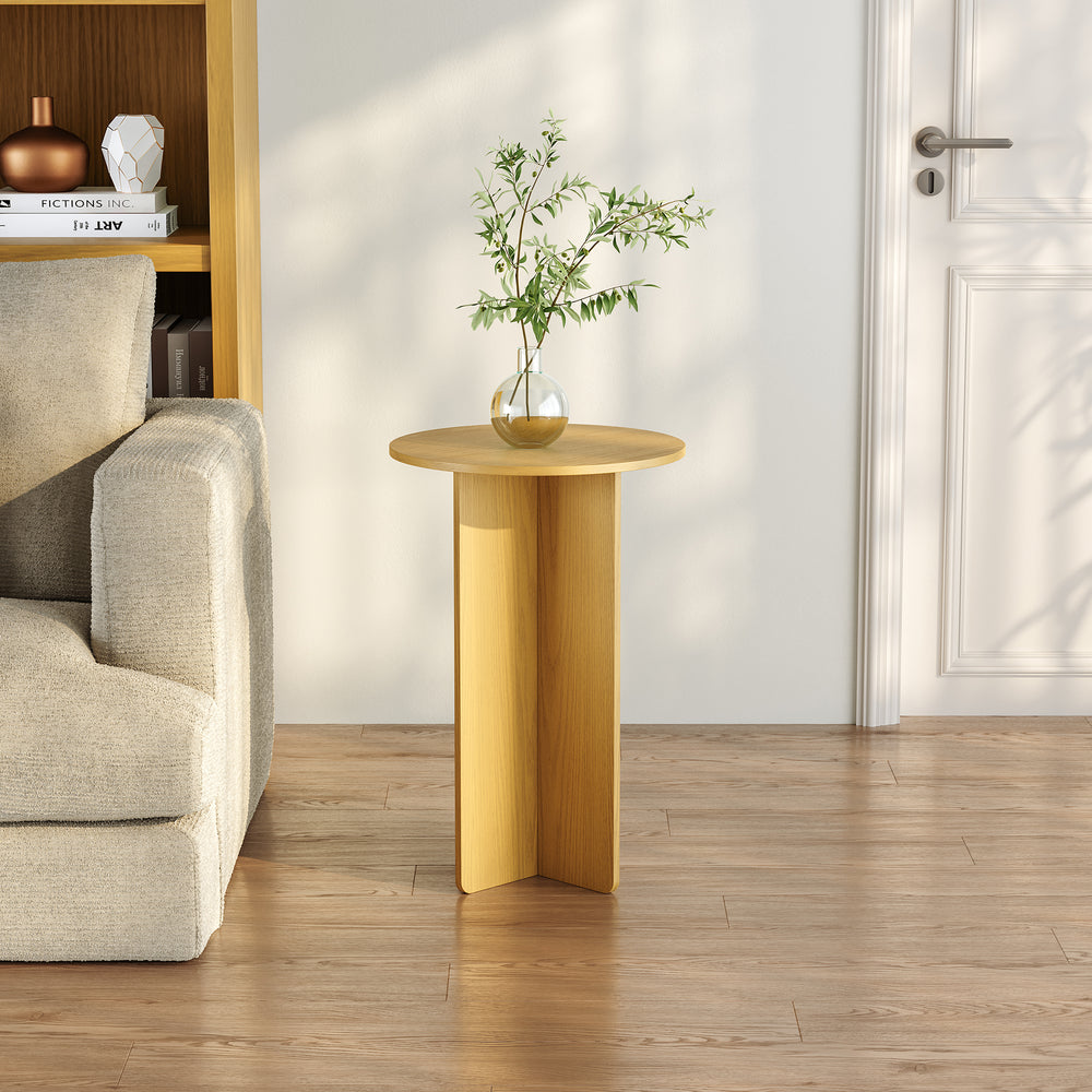 Bijzettafel Vappevn rond 60xØ40 cm [en.casa]