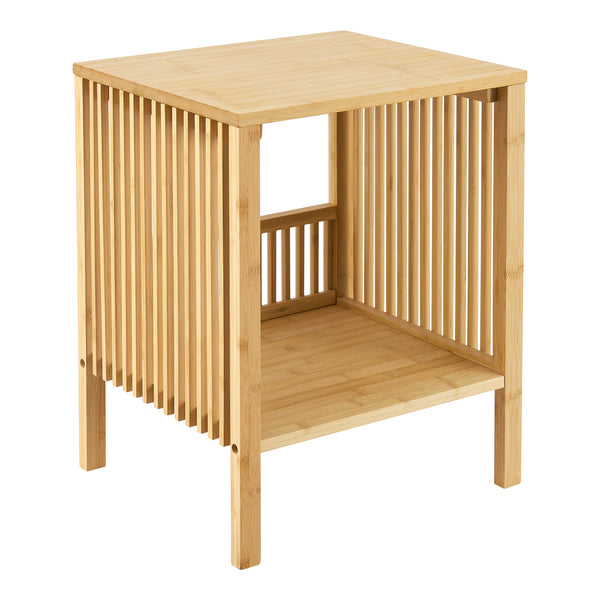 Table d'appoint Varde bambou naturel [en.casa]