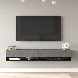 Meuble TV Laitila à porte [en.casa]