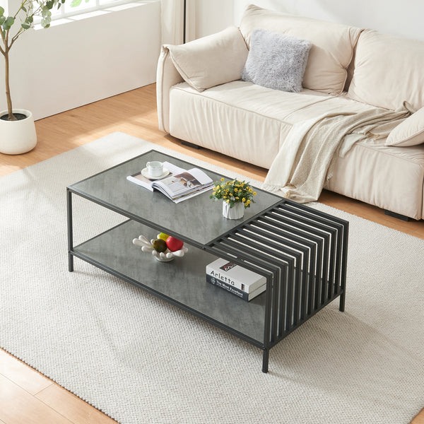 Table basse Pärghos 120 x 60 x 45 cm [en.casa]