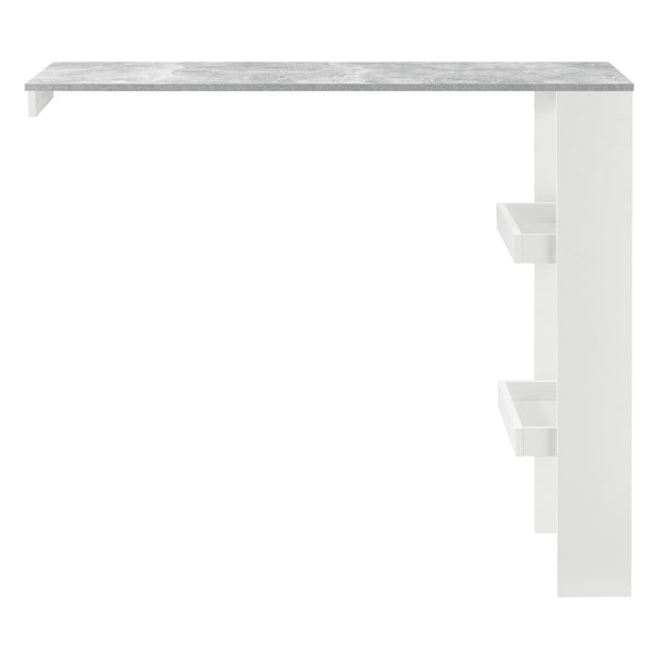 Bartafel Bromoella met 2 planken wandmontage 120x45x106 cm - 6 varianten