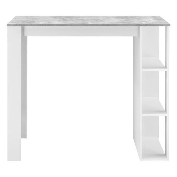 Table de Bar Danderyd 3 Étagères 120x60x106 cm Plusieurs couleurs [en.casa]
