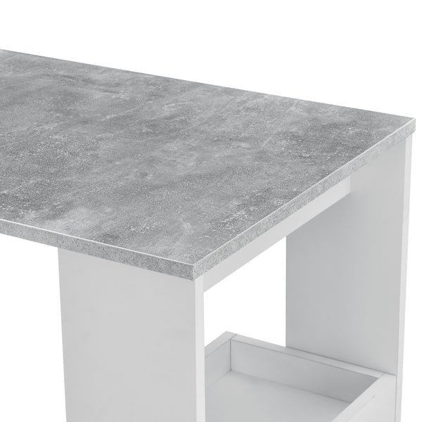 Bartafel Bromoella met 2 planken wandmontage 120x45x106 cm - 6 varianten