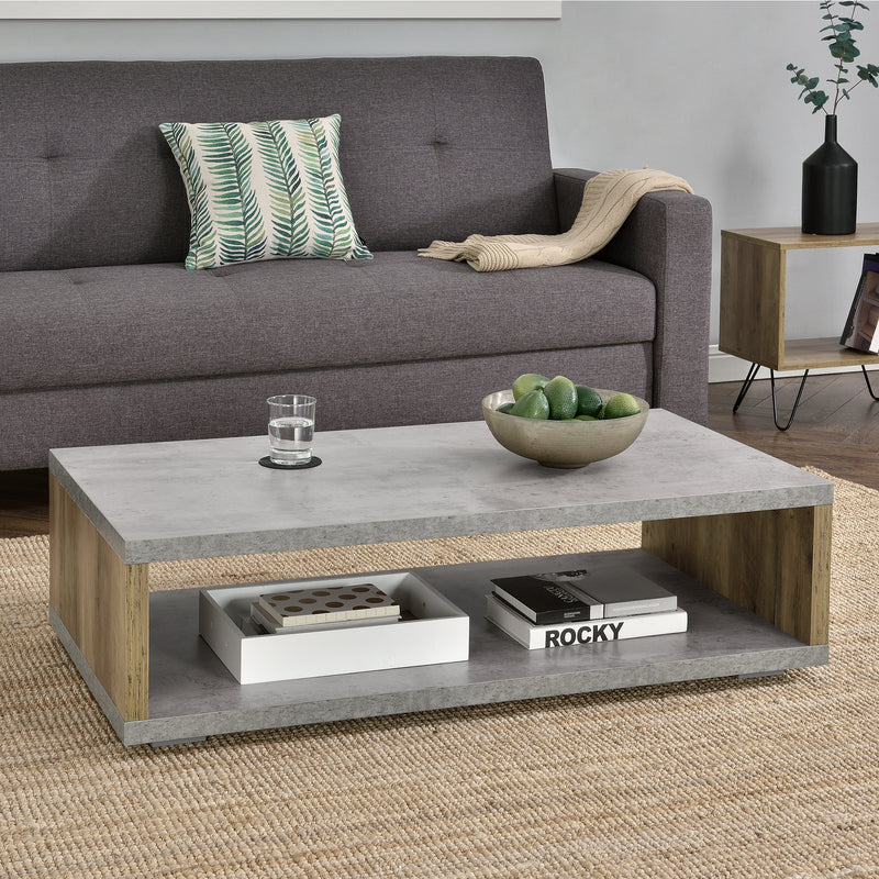 Maatschets Moderne salontafels MDF en metaal - verschillende modellen en kleuren