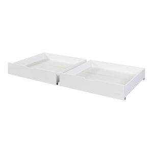 Set de 2 tiroirs de lit Ydre blanc [en.casa]