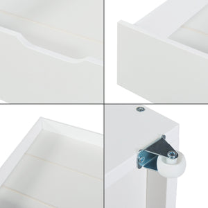 Set de 2 tiroirs de lit Ydre blanc [en.casa]