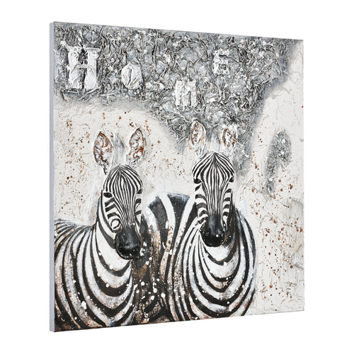 [art.work] Image murale originale peint à la main sur toile incl. châssis à clés