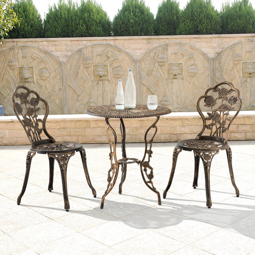 Set de bistrot Wakefield fonte aluminium casa.pro