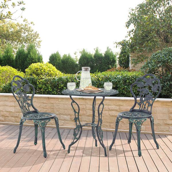 Set de bistrot Wakefield fonte aluminium casa.pro