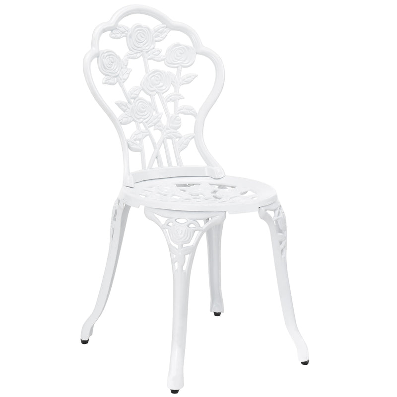 Maatschets Bistroset balkonset gietijzer tuintafel met twee tuinstoelen - 3 varianten
