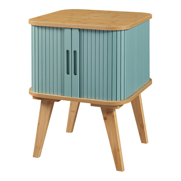 Table d'appoint Tysvær bambou 59 x 45 x 45 cm [en.casa]